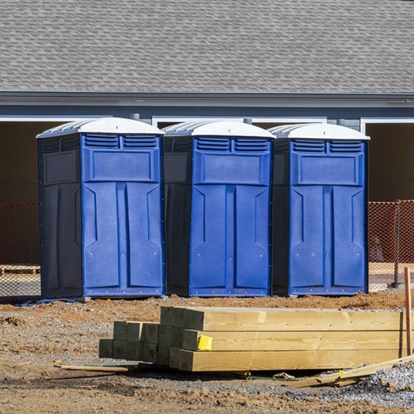 what is the maximum capacity for a single portable restroom in Pinehurst